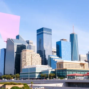California skyline representing economic growth