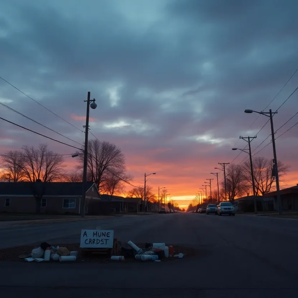Empty streets symbolizing the consequences of drug abuse