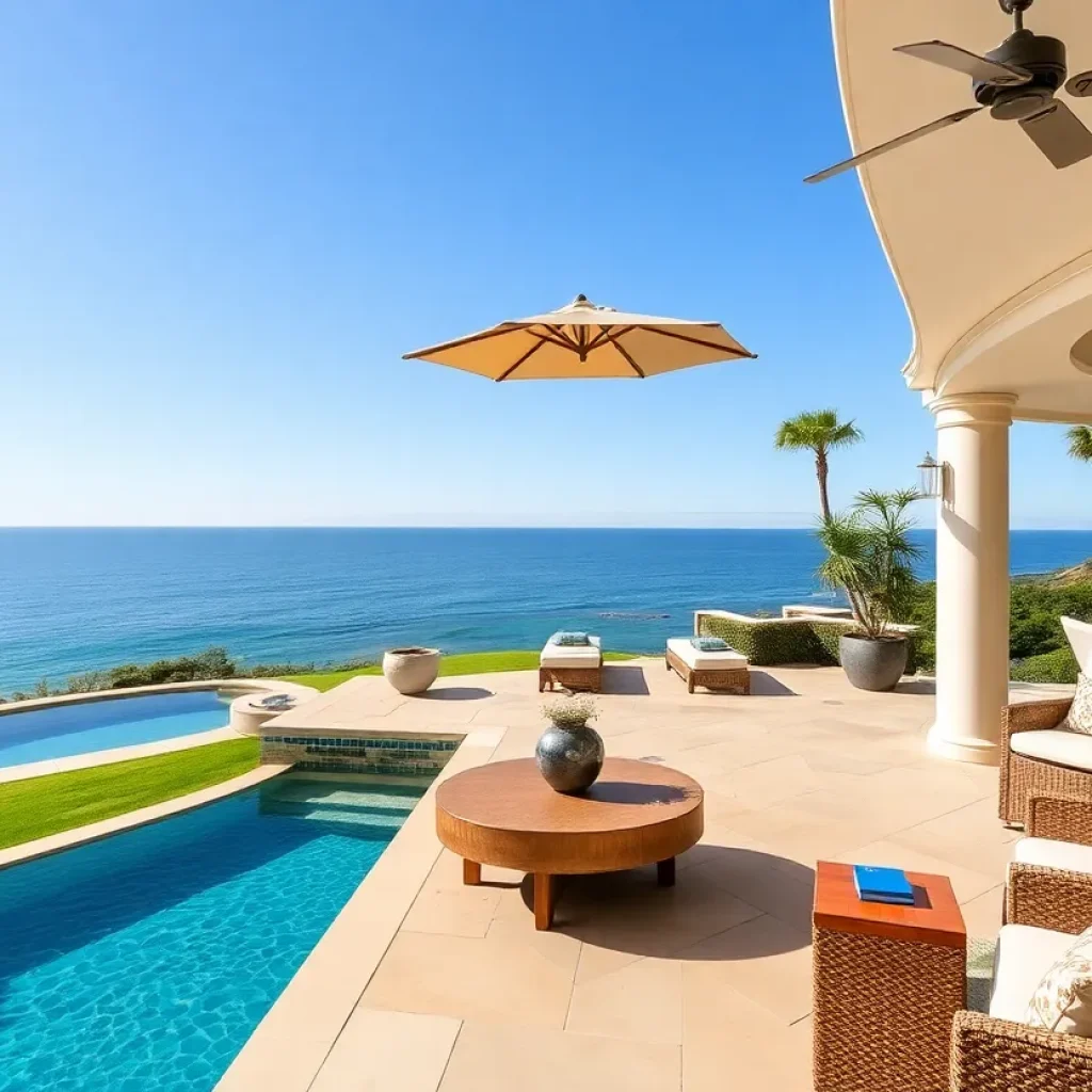 Stunning luxury home in Corona del Mar, California with ocean views