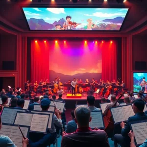 Live orchestra performing at Avatar: The Last Airbender concert