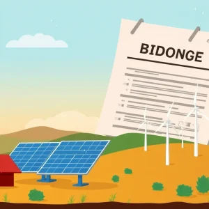 Illustration highlighting California's energy budget cuts impact