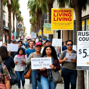 Residents in California expressing concern over living costs