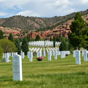 A tranquil landscape of Gypsum Canyon, envisioned as a future veterans cemetery.