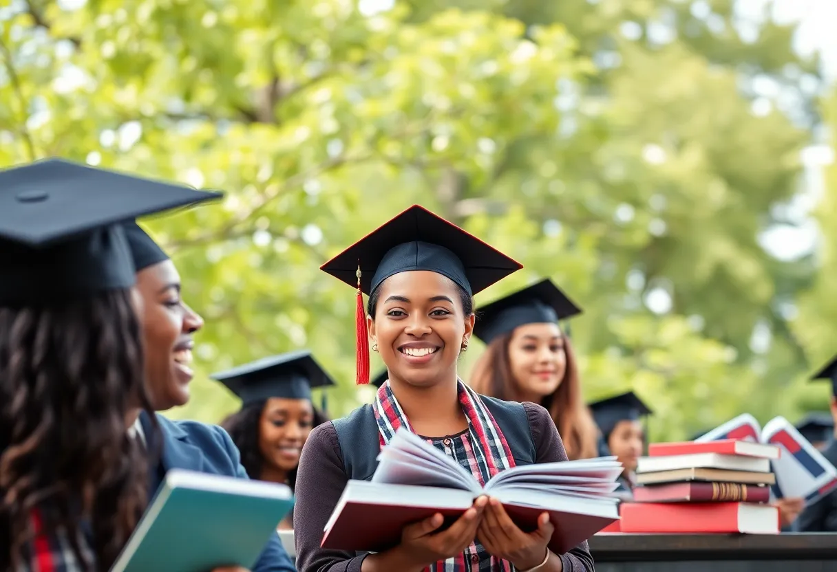 Students benefiting from the Headwind Scholars program at Vanguard University.