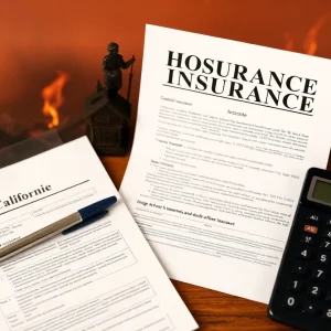 Graphic representation of homeowners' insurance issues in California
