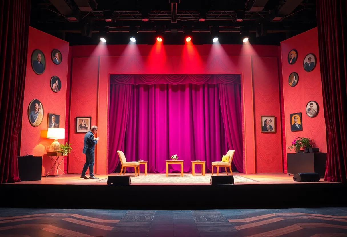 Stage set for the play Fences at Laguna Playhouse