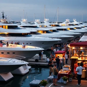 Luxury yachts showcased at Newport Beach International Boat Show
