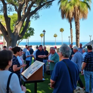 Community members gathered at Newport Beach Historical Society meeting