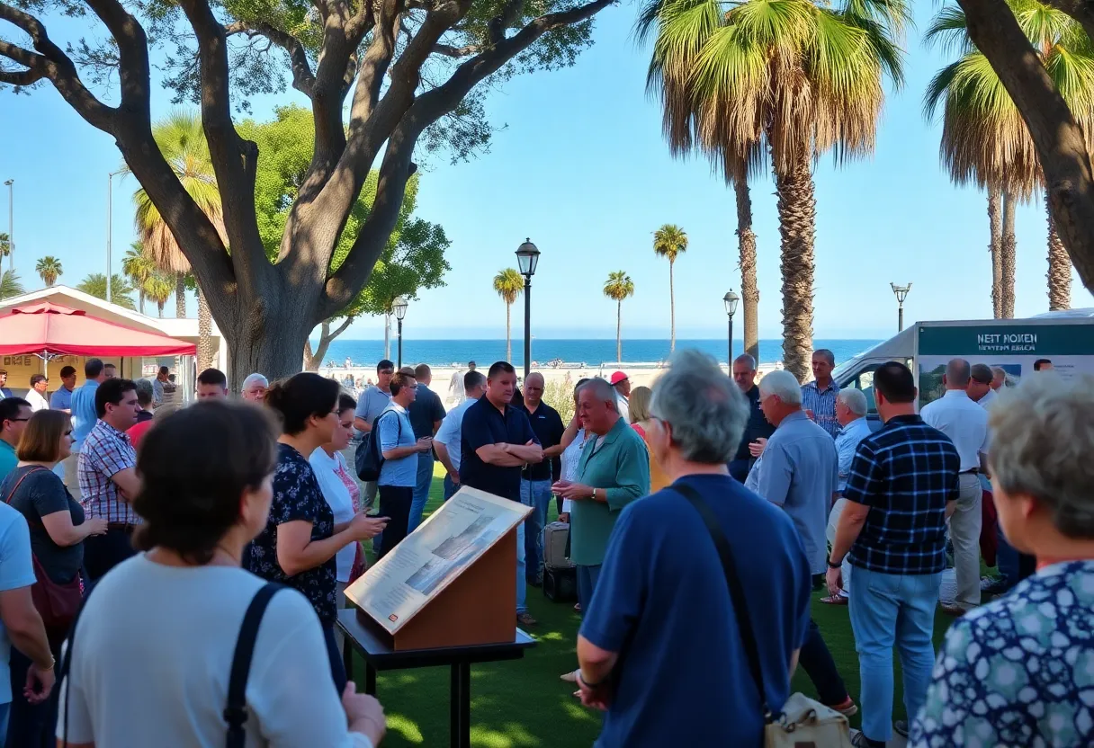 Community members gathered at Newport Beach Historical Society meeting
