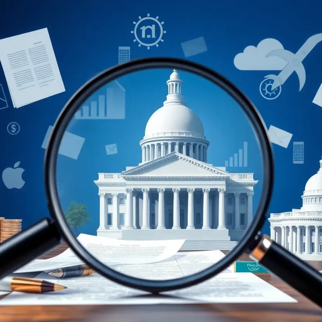 Conceptual image of investigation into COVID-19 contracts in Orange County.