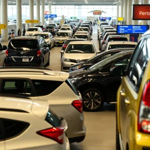Privately-owned vehicles available for rent at John Wayne Airport
