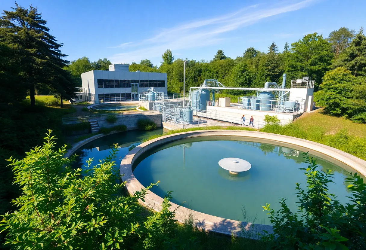 Exterior view of Tustin's newly dedicated PFAS treatment plant