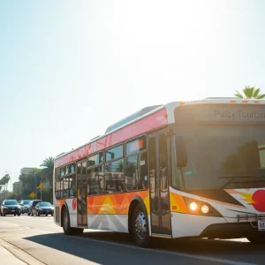 Uber bus service in California