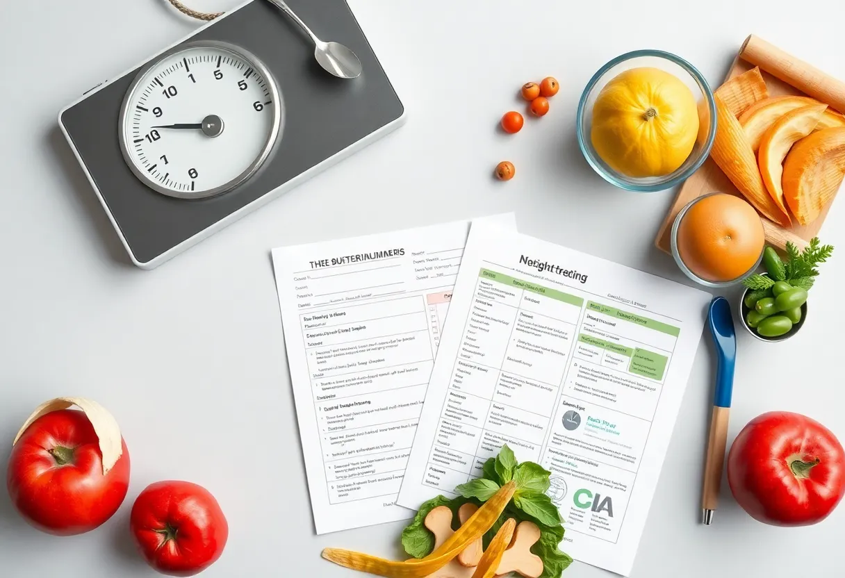 Conceptual illustration of WeightWatchers bankruptcy and restructuring