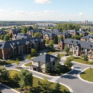 Conceptual image of proposed housing development in Costa Mesa