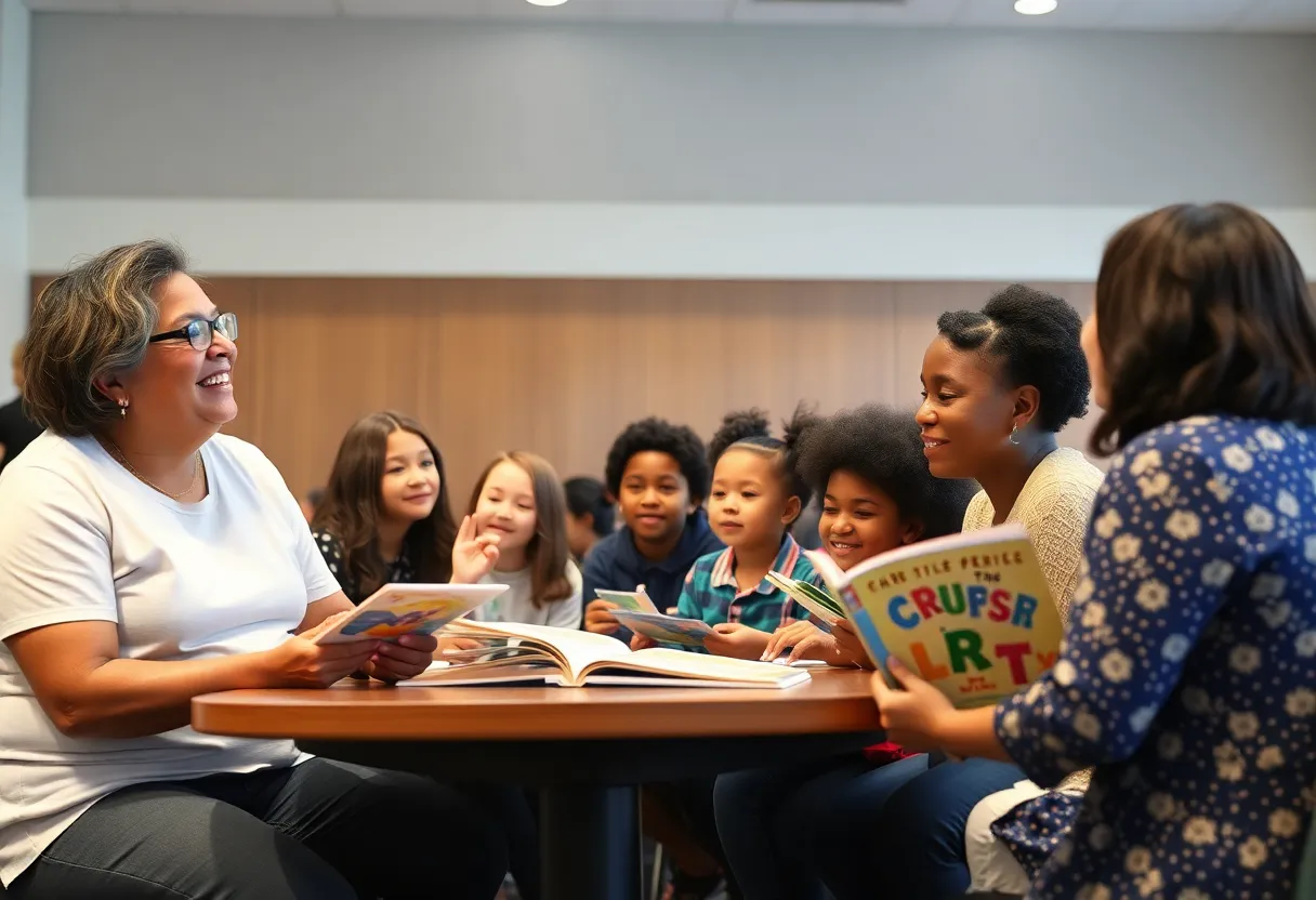 Community meeting in Huntington Beach discussing children's book censorship
