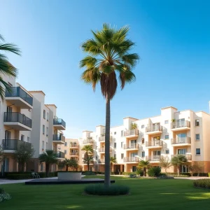 Render of proposed apartment complex near Discovery Park in Irvine