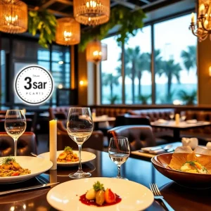 Dining scene celebrating Michelin stars in Los Angeles