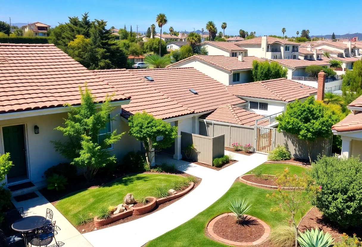 13-unit multifamily property in Costa Mesa featuring cottages and townhomes