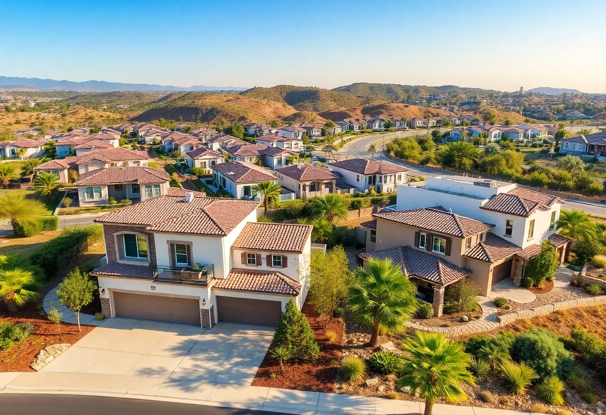 Residential developments in Orange County California