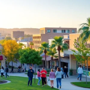 City landscape of Santa Ana showcasing community initiatives