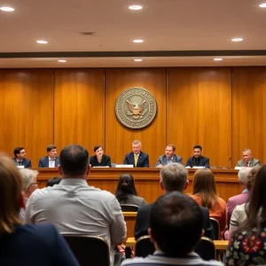 City council meeting on immigration policy in Santa Ana
