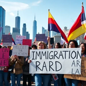 Protesters at Santa Ana rally against immigration policies