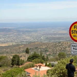Residents assessing wildfire risk in Southern California