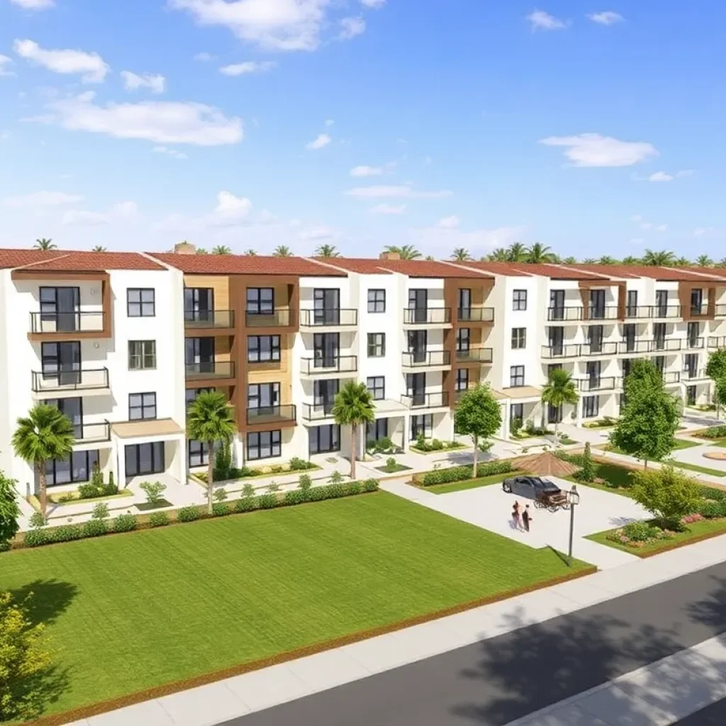 Illustration of Victoria Place Condominium Complex