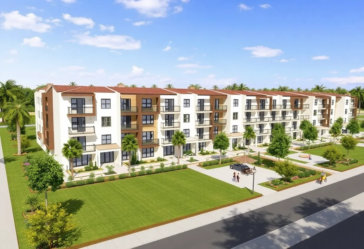 Illustration of Victoria Place Condominium Complex