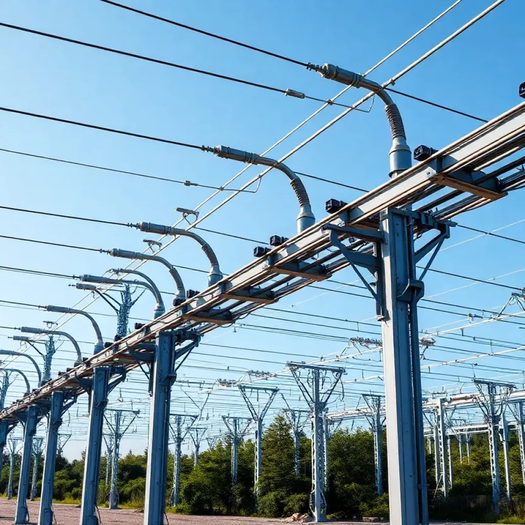 Innovative electrical grid incorporating advanced conductors for enhanced capacity and efficiency
