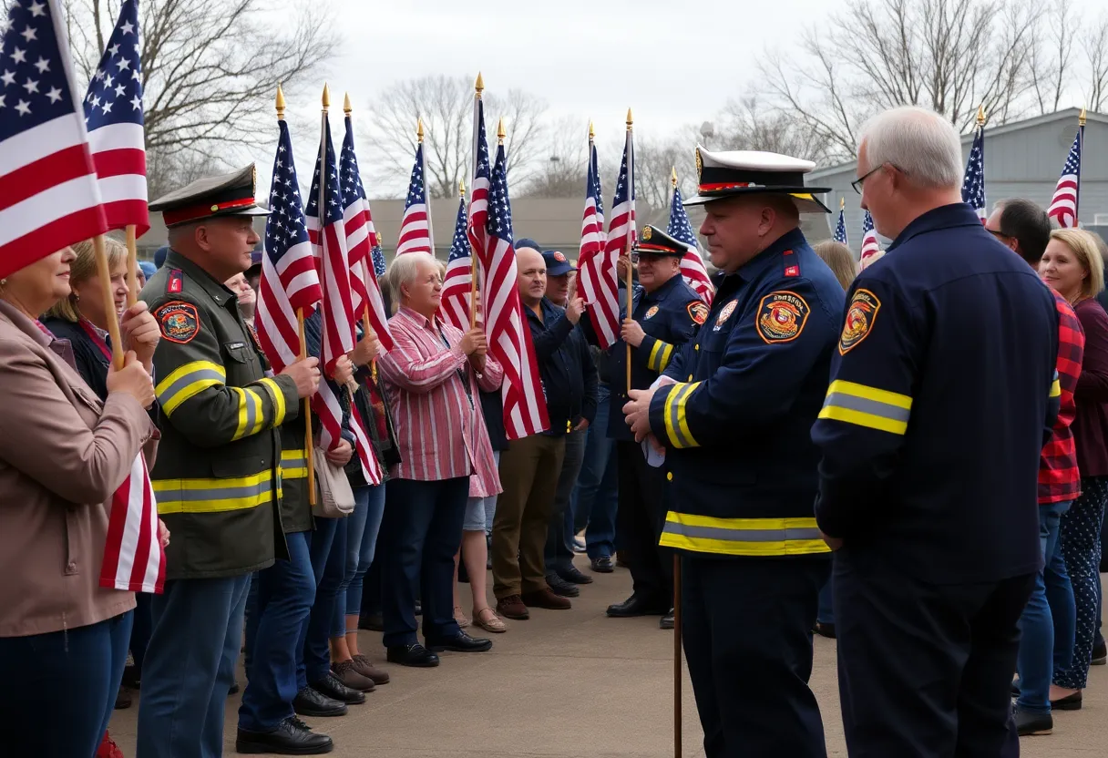Community tribute to Fire Chief Bill McQuaid
