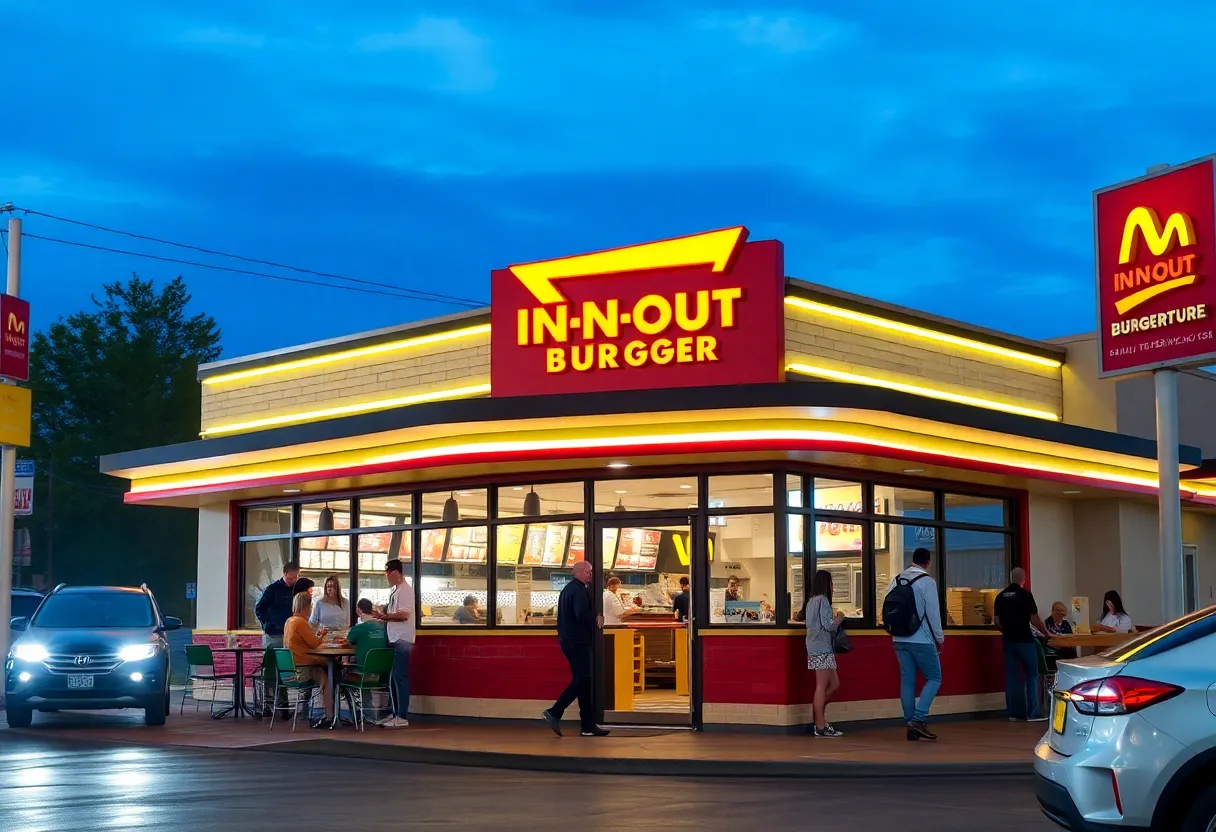 In-N-Out Burger restaurant in Nashville, Tennessee