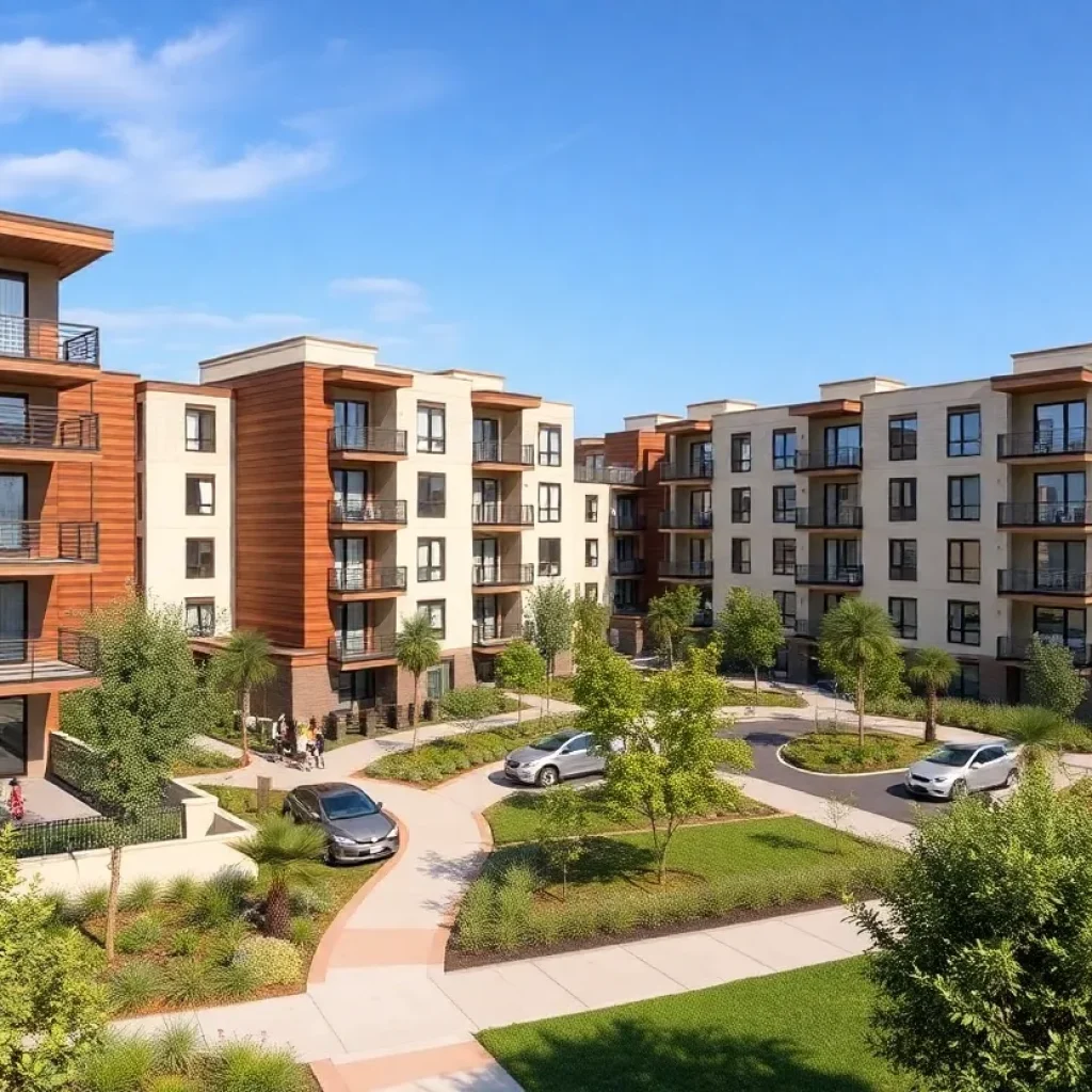 Rendering of new condominiums in Newport Beach.