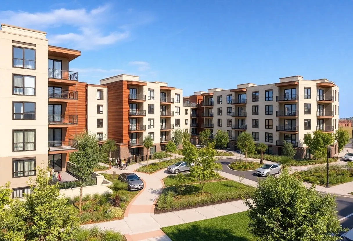Rendering of new condominiums in Newport Beach.