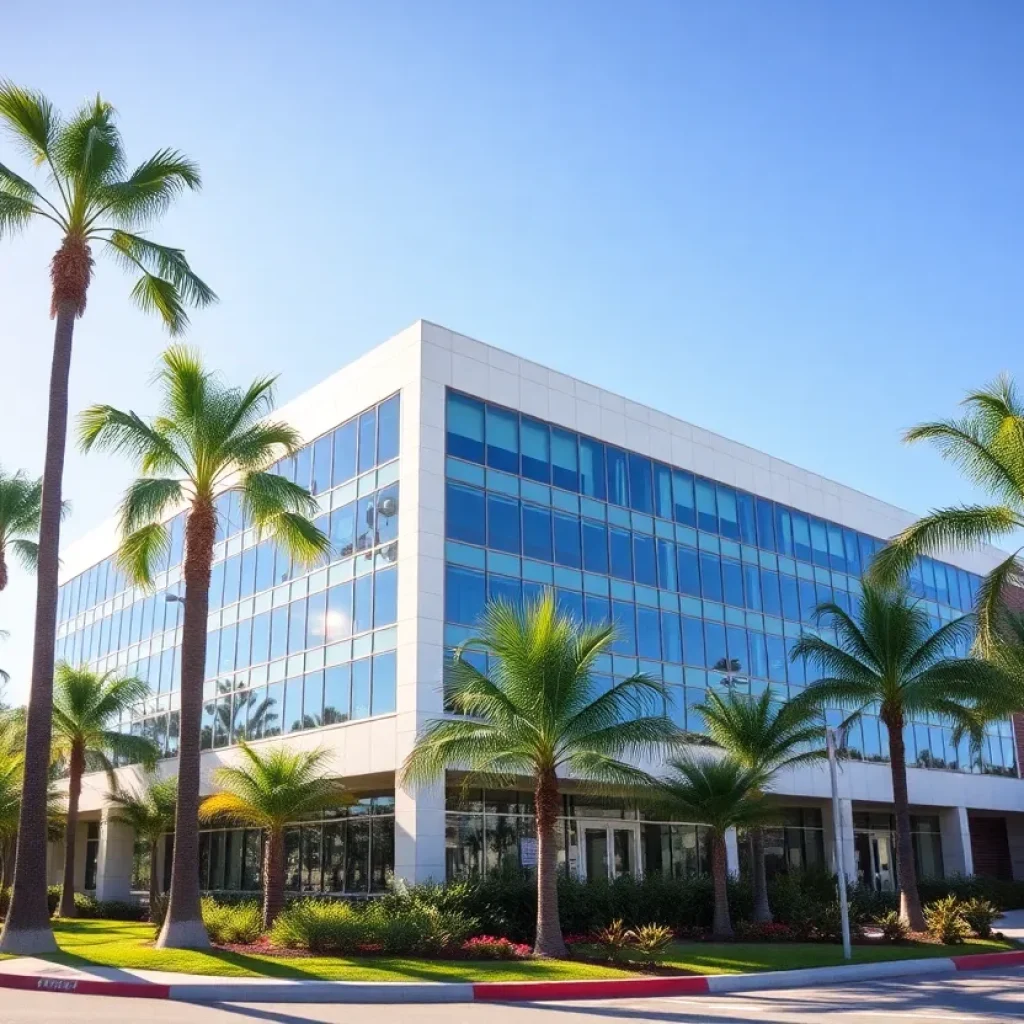 Suffolk's new office building located in Newport Beach, California.