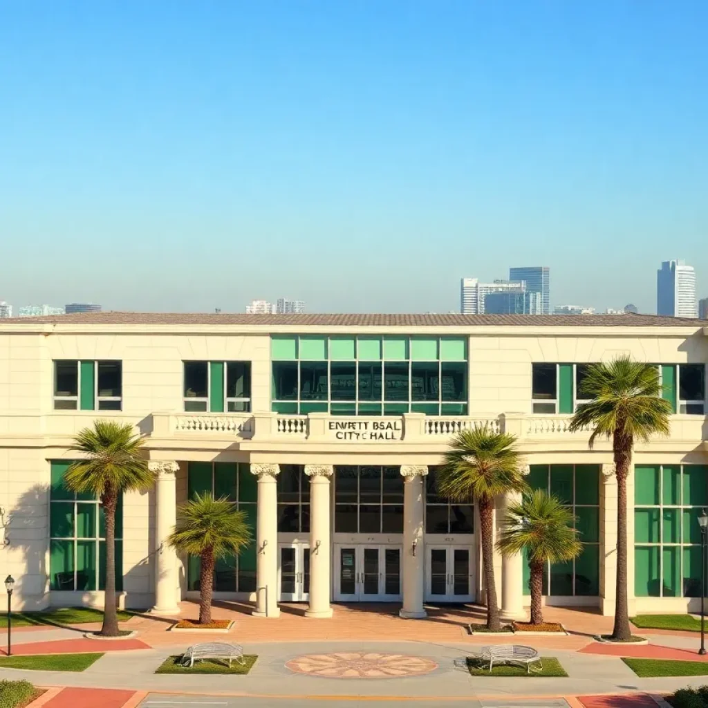Exterior view of Newport Beach City Hall