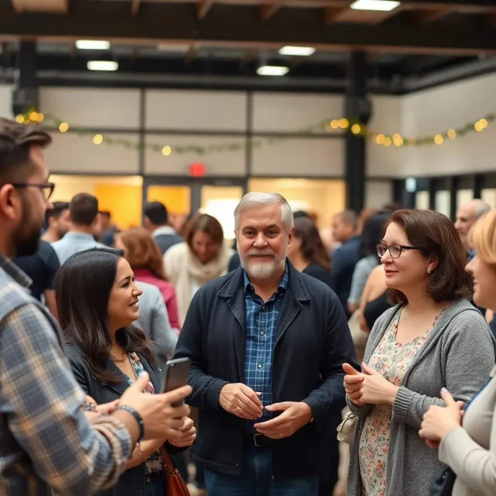 Community members gathered at Newport Beach event