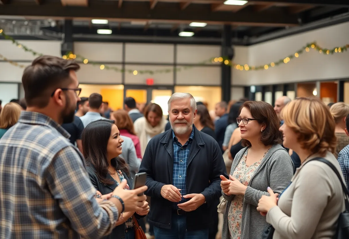 Community members gathered at Newport Beach event