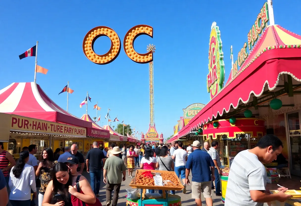 Colorful attractions and food offerings at the 2025 OC Fair