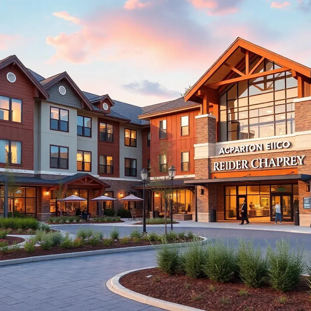 A senior living community and retail center illustrating senior living growth in Tustin.