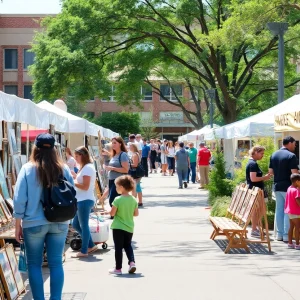 Art in the Park event showcasing local artists and artworks