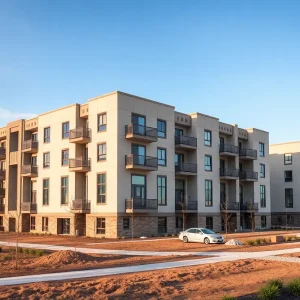 Avon River Apartments under construction in Costa Mesa