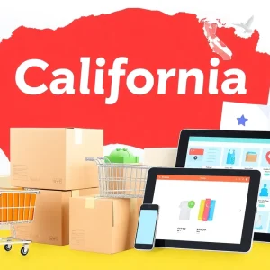 Conceptual image illustrating online shopping with Bed Bath & Beyond branding.