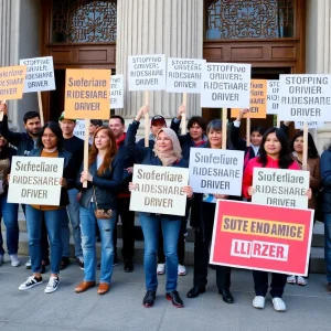 Submit A Wedding Announcement California rideshare drivers advocating for unionization