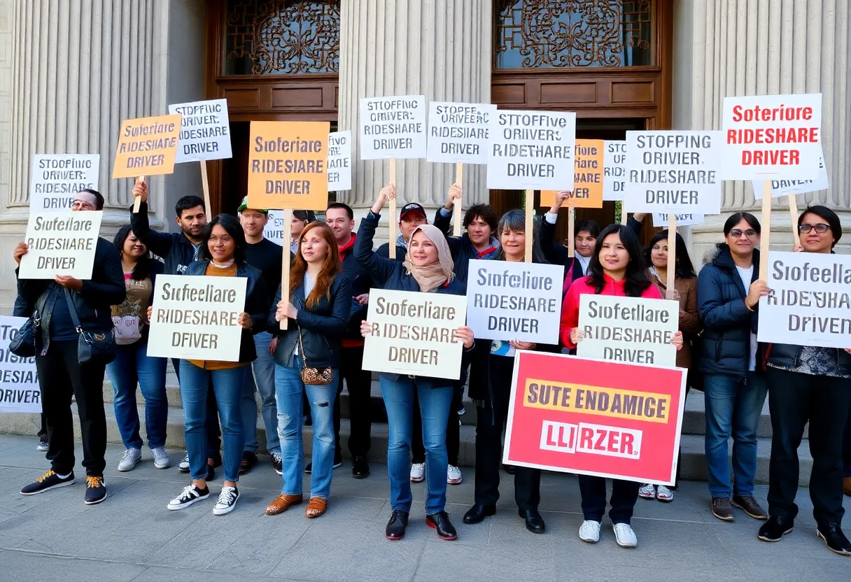 California rideshare drivers advocating for unionization