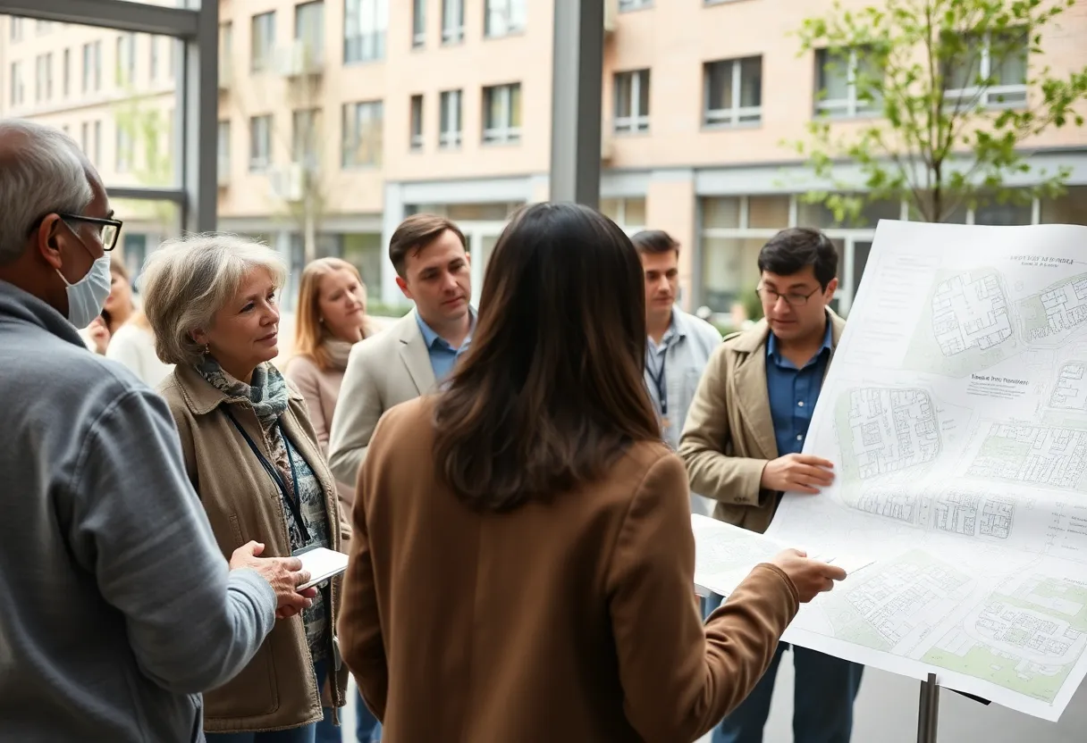 Residents participating in a community planning workshop in Costa Mesa