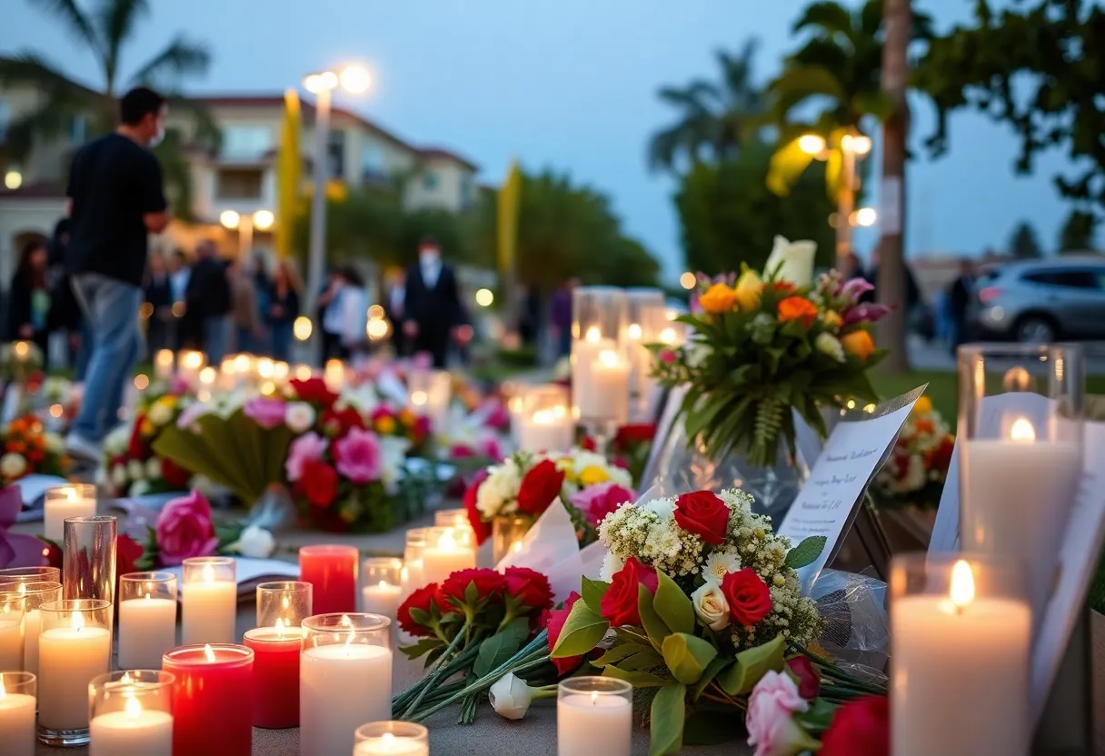Vigils held for young victims of shootings in Costa Mesa.