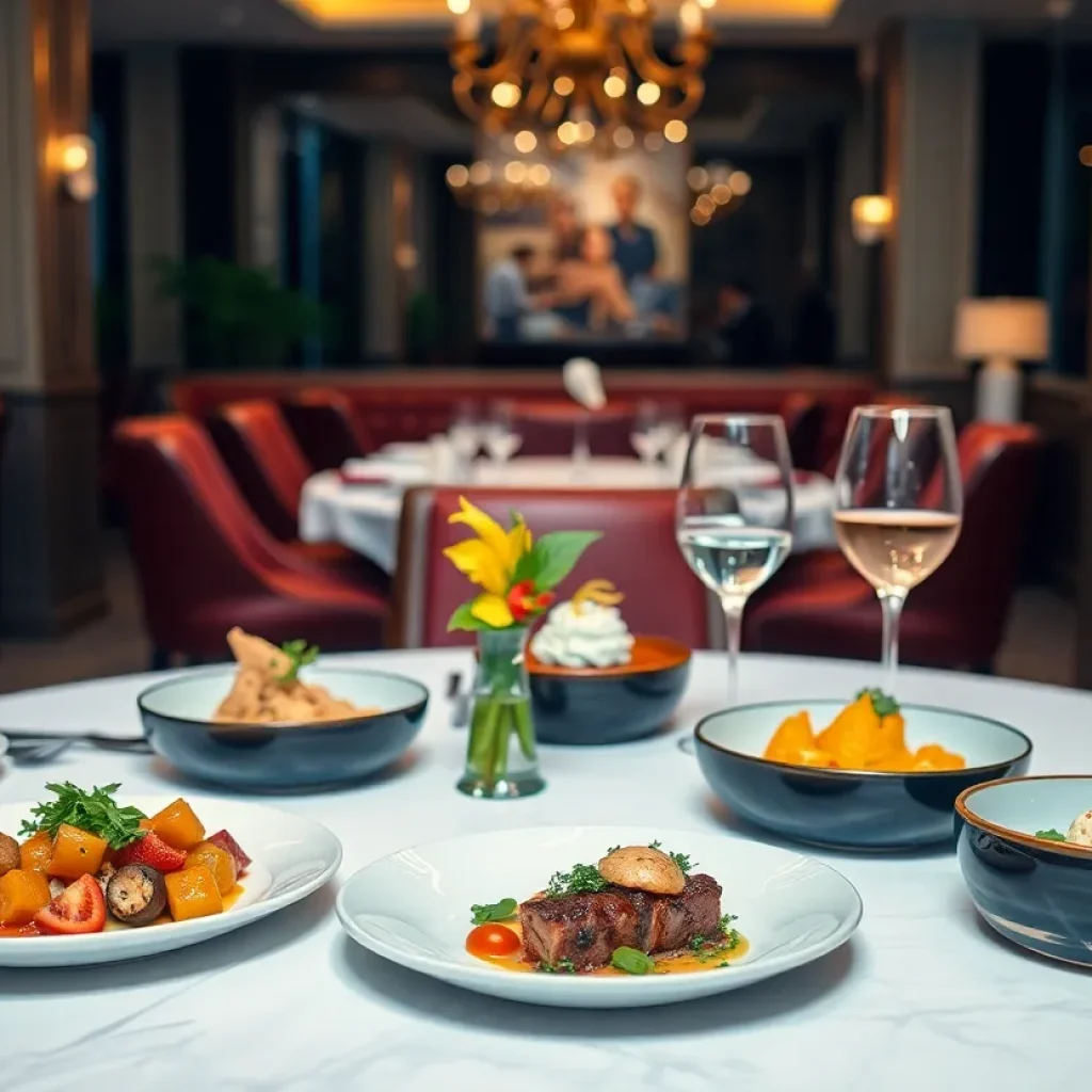 Seven-course menu from Adia fine dining pop-up