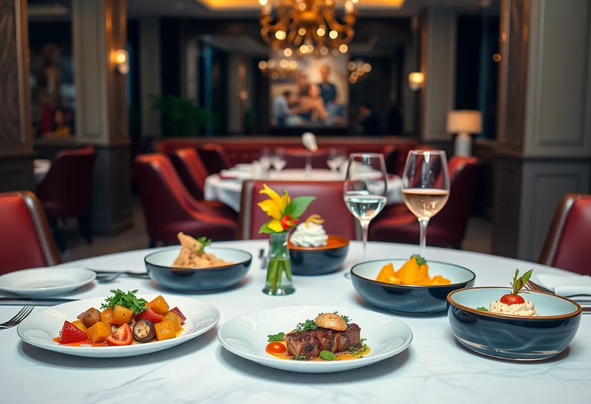 Seven-course menu from Adia fine dining pop-up